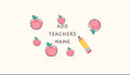 Printable Teacher Thank you card