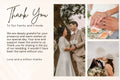 Thank you cards for weddings